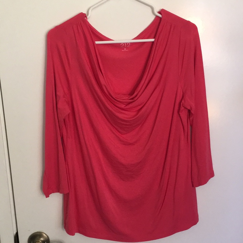 Coral 3/4 blouse